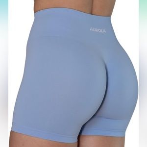 AUROLA Dream Collection Workout Scrunch Seamless Soft High Waist Gym Shorts